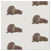 Tissu Illustration de Walrus (Fermer)