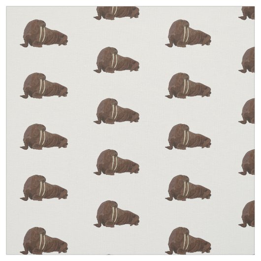 Tissu Illustration de Walrus (Échantillon)