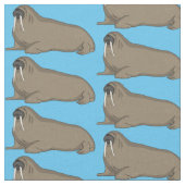 Tissu Illustration de Walrus (Fermer)