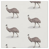 Tissu Illustration d'Emu bird (Fermer)