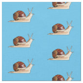 Tissu Illustration d'escargot (Fermer)