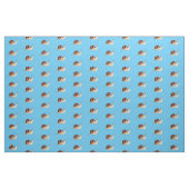 Tissu Illustration d'escargot (Fat Quarter)