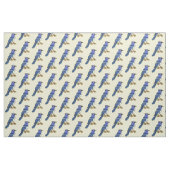 Tissu Illustration d'oiseau de jay bleu (Fat Quarter)