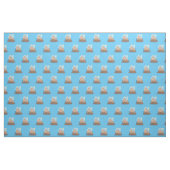 Tissu Illustration drôle de morse joyeux (Fat Quarter)