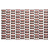 Tissu Illustration du bus (Fat Quarter)