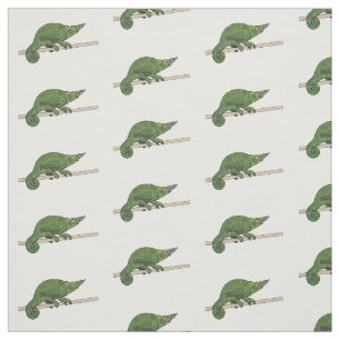 Tissu Illustration du caméléon de Jackson