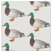 Tissu Illustration du canard de Majard (Fermer)