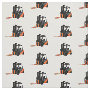 Tissu Illustration du chariot élévateur