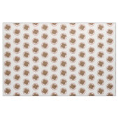 Tissu Illustration du cookie de puce à chocolat (Fat Quarter)