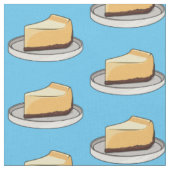 Tissu Illustration du dessin animé Cheesecake (Fermer)