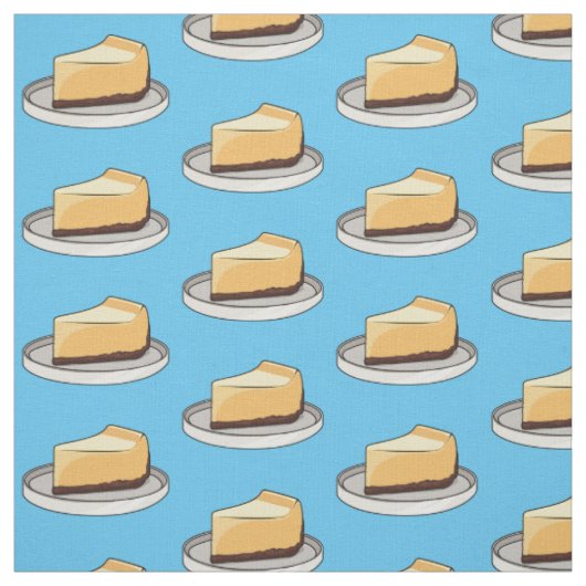 Tissu Illustration du dessin animé Cheesecake (Échantillon)