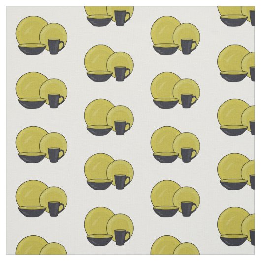 Tissu Illustration du jeu de produits de table (Échantillon)