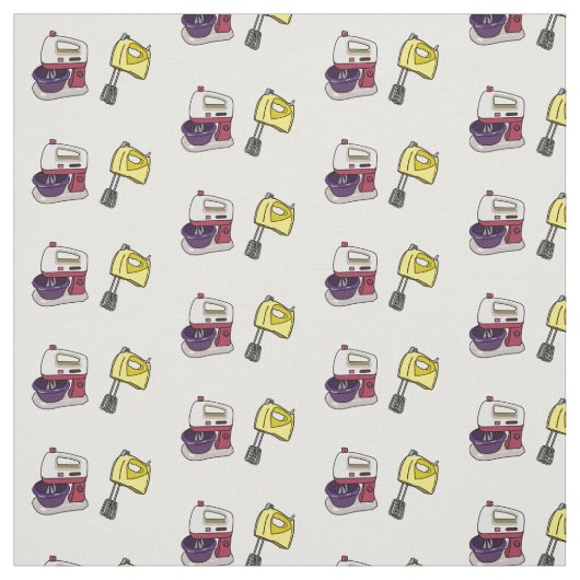 Tissu Illustration du mixer (Échantillon)