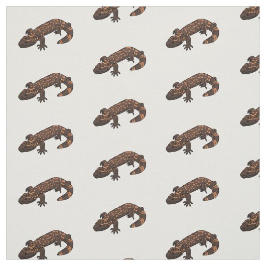 Tissu Illustration du monstre Gila (Échantillon)