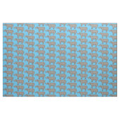 Tissu Illustration du rhinocéros de Javan (Fat Quarter)
