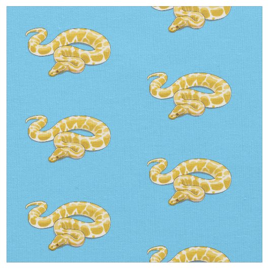 Tissu Illustration du serpent python birman (Fermer)