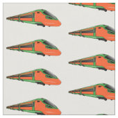 Tissu Illustration du train à balles (Fermer)