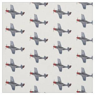 Tissu Illustration d'un avion de chasse-bombardier