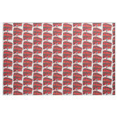 Tissu Illustration d'un bus à deux étages (Fat Quarter)