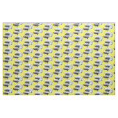 Tissu Illustration d'un campervan heureux (Fat Quarter)