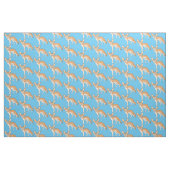 Tissu Illustration Fennec fox (Fat Quarter)