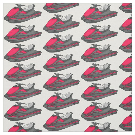 Tissu Illustration Jet ski (Échantillon)