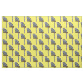 Tissu Illustration marmoset commune (Fat Quarter)