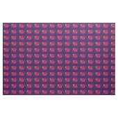 Tissu Illustration rose (Yard)