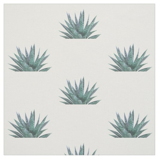 Tissu Illustration succulente (Échantillon)