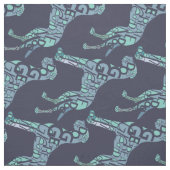 Tissu Illustration typographique moderne Great Dane (Échantillon)