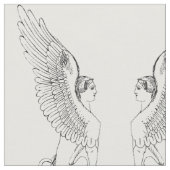 Tissu Illustration vintage Sphinx (Fermer)