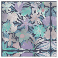 Illustrations de Feuilles floraux violets argentés