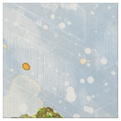 Tissu Image d'animal de portrait de girafe (Fermer)