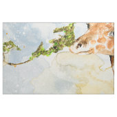 Tissu Image d'animal de portrait de girafe (Fat Quarter)