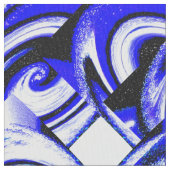 Tissu Imaginaire bleu (fermé)