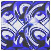 Tissu Imaginaire bleu (Échantillon)