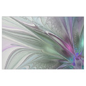 Tissu Imaginaire coloré Abstrait Fleur fractale moderne (Fat Quarter)