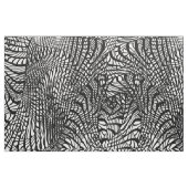 Tissu Impression Abstraite en noir et blanc (Fat Quarter)