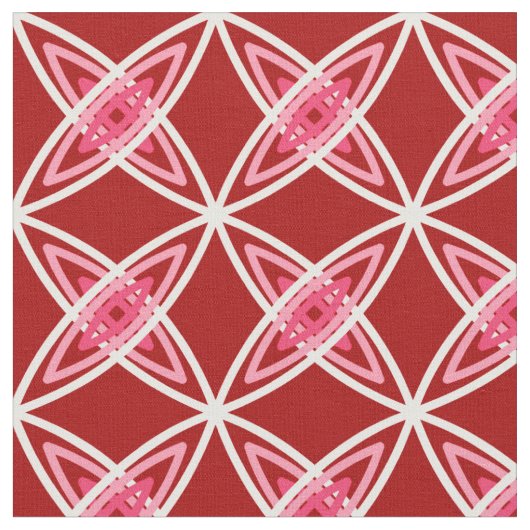 Tissu Impression atomique moderne du milieu du siècle -  (Fermer)