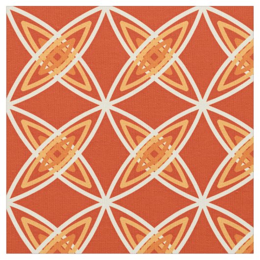 Tissu Impression atomique moderne du milieu du siècle -  (Fermer)