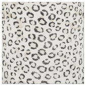 Tissu Impression chic de guépard noir et blanc (Échantillon)