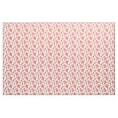 Tissu Impression Corail Rose Cow  (Yard)