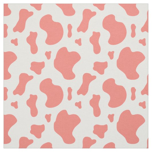 Tissu Impression Corail Rose Cow  (Échantillon)