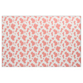 Tissu Impression Corail Rose Cow  (Fat Quarter)