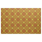 Tissu Impression d'art Kaleidoscope d'or (Fat Quarter)