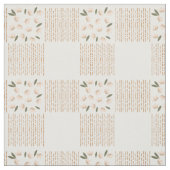 Tissu Impression de bloc de fleurs minuscules de printem (Échantillon)