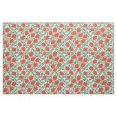 Tissu Impression de bloc de fraise d'art folklorique en (Fat Quarter)