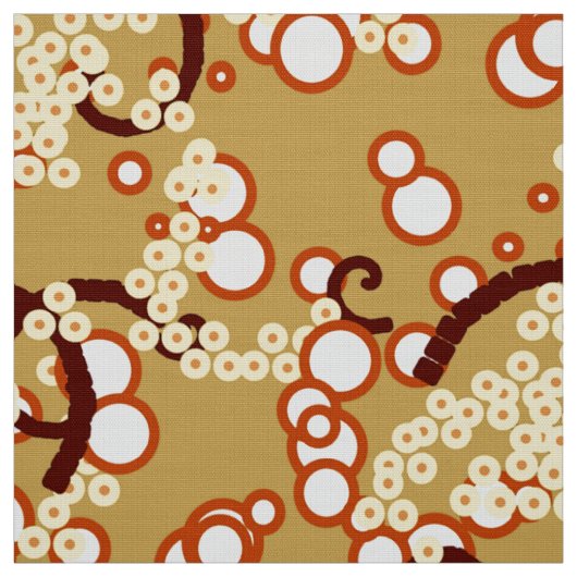 Tissu Impression de confettis abstraite moderne, or mout (Échantillon)