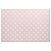 Tissu impression de fraise blanche rose pastel (Yard)
