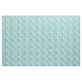 Tissu Impression de Giraffe Turquoise et Grey (Yard)